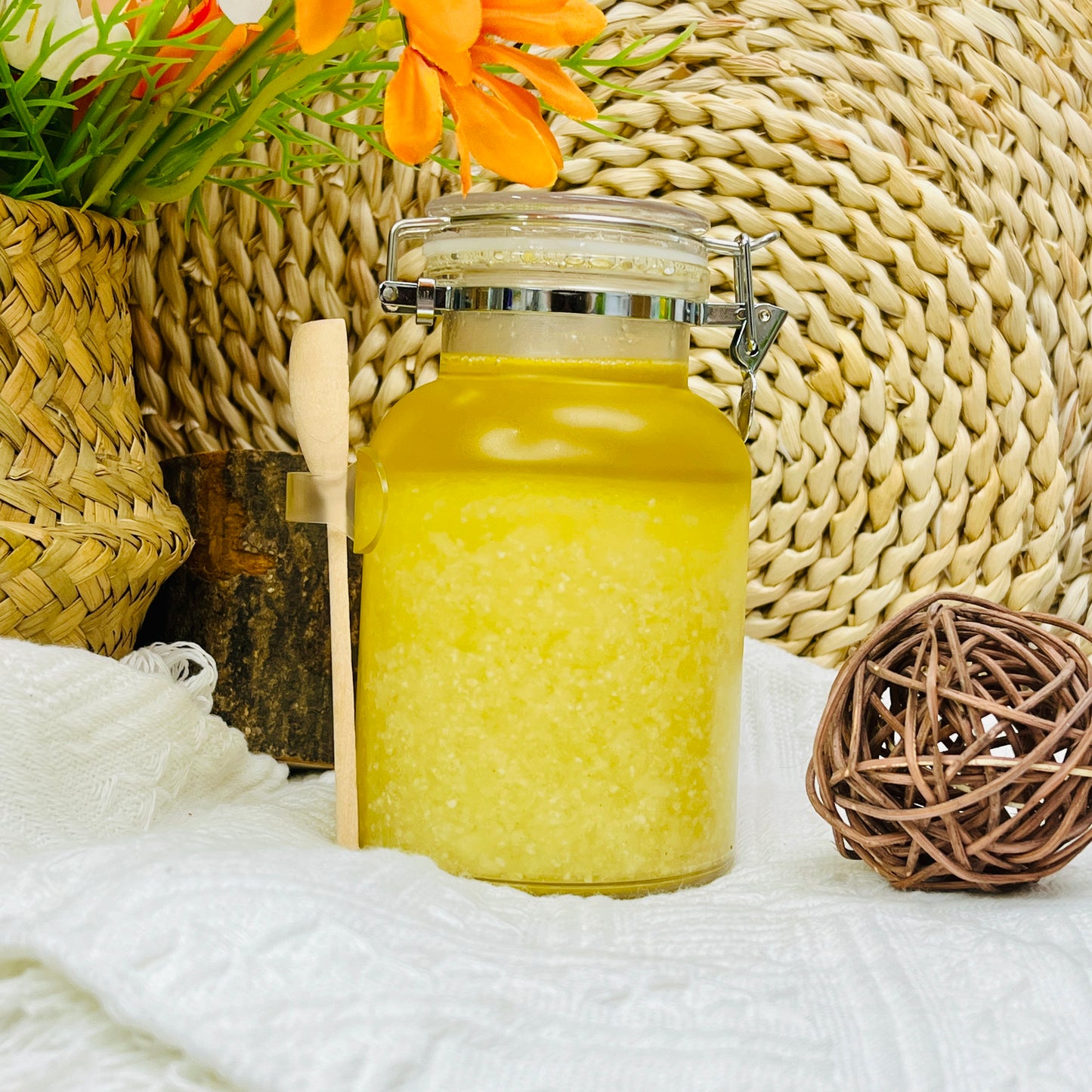 Calendula Dead Sea Salt Scrub Oil 300g